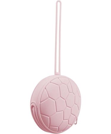Aelevate Silicone Baby Pacifier Holder Case with Lanyard - Pink Diaper Bag Accessory & Zippered Pacifier Container - Buy Online on GoSupps.com