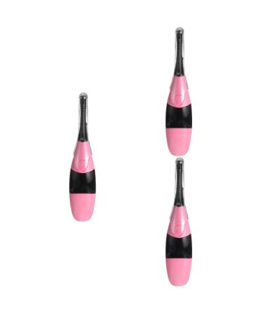 FRCOLOR 3pcs Eyelash Curler Eyelash Brush Eyelash Curling Clip Make up Kit Beauty Eyelash Eye Makeup Tool Eyelash Clips Eyelash Makeup Tool Eyelashes Curl Tool Lash Tool Heating Wire Pink 14.4X3.4cmx3pcs