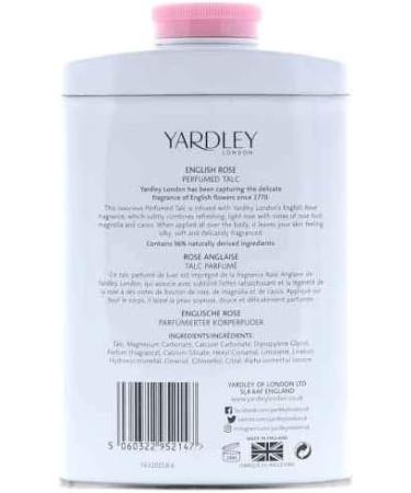 Yardley of London English Rose 7.0 oz Perfumed Talc Powder - Set of 2 Patchouli - Buy Online on GoSupps.com