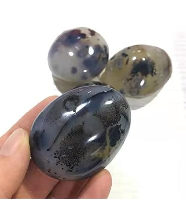 1pc raw Natural Crystals Moss Agate Palm Stone for Home Decoration - Buy Online on GoSupps.com
