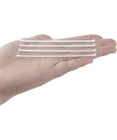 Premium GEL Heel Cushion Inserts - Anti-Wear Non-Slip Protectors for Men | Plantar Fasciitis Relief & Dry Cracked Heels Support | Medium Size Clear - Buy Online on GoSupps.com