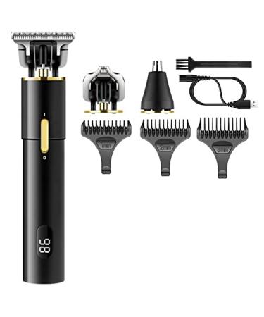 Hair Clippers Cordless Professional Fade Hair Clipper 3 in 1 Electric Trimmer Mower Hollow Blade High Capacity Li-on Battery Km-1894