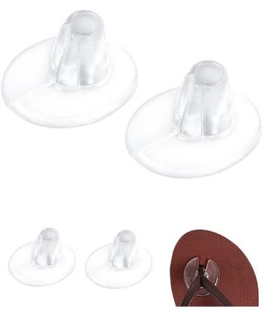 Buy 5 Pairs Anti-Slip Silicone Thong Sandal Toe Guards | Cushions & Protectors for Flip-Flops | Clear Self-Adhesive Toe Pads - International Shipping Available - Buy Online on GoSupps.com