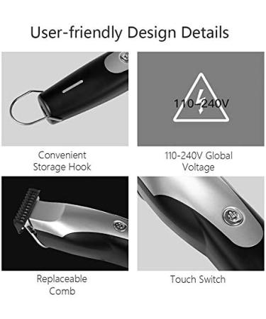 FLaig Men's Cordless Electric Hair Clipper - Low Noise Professional Trimmer & Scissors for Precision Hair Cutting - Buy Online on GoSupps.com