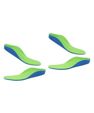 GLEAVI 2 Pairs Sueding Comfortable Insole Kids Inserts Breathable Orthotics Insoles Foot Care Inserts Shockproof Insoles Kids Correct Insoles Sole Insoles Feet Floor Mat Child