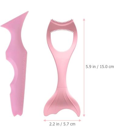 Ciieeo 2pcs Eyeliner Silicone Molds Mascara Applicator Tool Lipstick Makeup Tool Blindfold Eye Protection - Buy Online on GoSupps.com