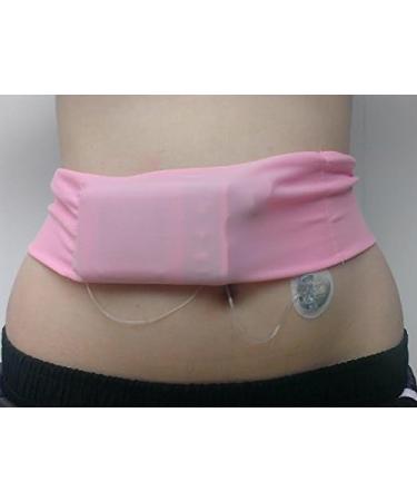 Diabetic Insulin Pump Belts/bands - Hook & Loop Closure in Pocket Child Size 6 (23 Inches) Pink