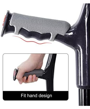 Forearm Crutches(2 Units) Lightweight Arm Cuff Crutch Ergonomic Adjustable Aluminum Crutches Great for Travel or Work (Color : Silver) Prosperous - Buy Online on GoSupps.com