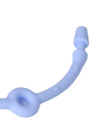 Buy Adjustable Baby Pacifier Band - Reusable Food-Safe Silicone Style | Safe & Stretchy Pacifier Chain in Blue - Buy Online on GoSupps.com