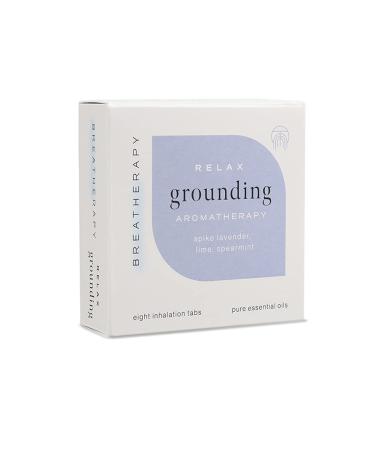 Breatherapy Pure Essential Oil Aromatherapy Inhalation Tabs 8-Pack (Grounding)