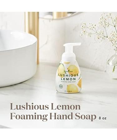 Young Living Lushious Lemon Foaming Hand Soap 8 fl oz 3-Pack | Plant-Based Citrusy Cleanser with Aloe & Ginkgo Biloba | Soft Hand Wash - Buy Online on GoSupps.com