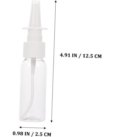 8Pcs Reusable Nasal Spray Bottles - Fine Mist Pump Sprayer for Travel - Refillable Nose Spray Container - Buy Online on GoSupps.com