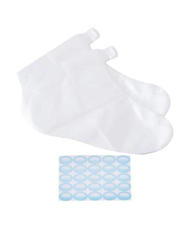 Lot de 200 Sacs en Plastique Transparent pour Les Pieds Cire de Paraffine Couvre-Pieds Masque de Pieds Chaussettes hydratantes Sacs de p dicure pour Traitement la Cire Chaude et Spa
