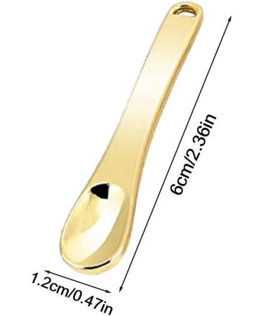 Cosmetic Scoop Cream Spoon 6 Reusable Face Scoops | Metal Cosmetic Applicator for Creams Lotions Moisturizers Beauty Accessories - Buy Online on GoSupps.com