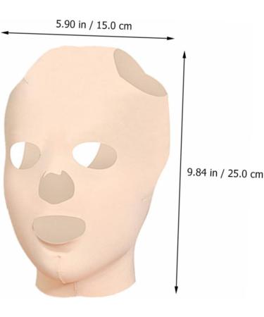 Angoily 1pc Thin Chin up Sleeping Double Chin Strap Womens Belt Slimmer Full Skin Tighten Facial Belt Sleepmask Band Neck Woman Compact 50% Nylon - Buy Online on GoSupps.com