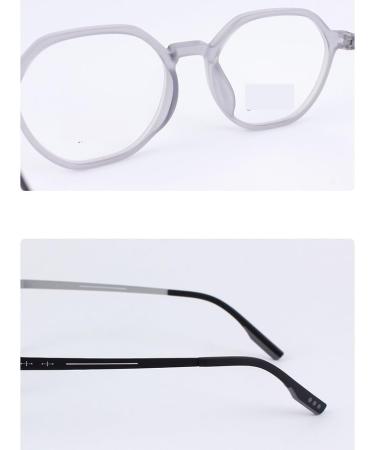Fuqinqingoz Retro Polygon Blue Light Blocking Reading Glasses - Alleviate Tiredness with Flat Light Mirror (Color: C1 Size: +150) - Buy Online on GoSupps.com