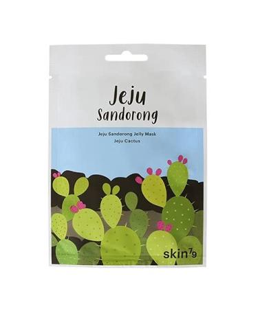 SKIN79 Jeju Cactus Gel Sheet Mask Jeju Sandorong Jelly Mask 33 ml revitalizing skin mask for all skin types