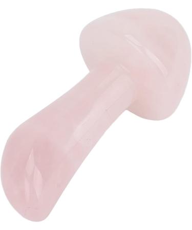 Gua Sha Massage Stones with Mushrooms Skin Care Blood Circulation Professional Mushroom Shoulder Massager for Women (Rose Quartz) - Buy Online on GoSupps.com
