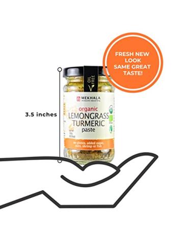 Mekhala Organic Gluten Free Curry Paste Value 3-Pack - Lemongrass Turmeric (3x3.5oz) - Buy Online on GoSupps.com