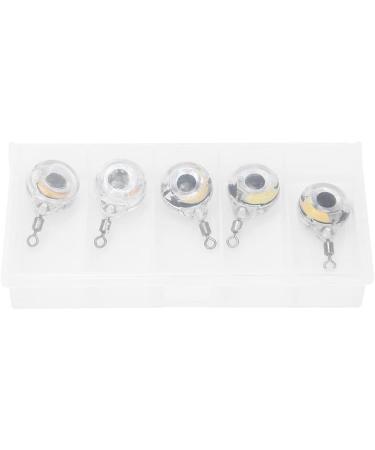 5-Pack LED Fishing Light - Eye-Shaped Underwater Nightlamp & Strobe Flashing Lure Attractor Tool for Bait Fishing - Buy Online on GoSupps.com