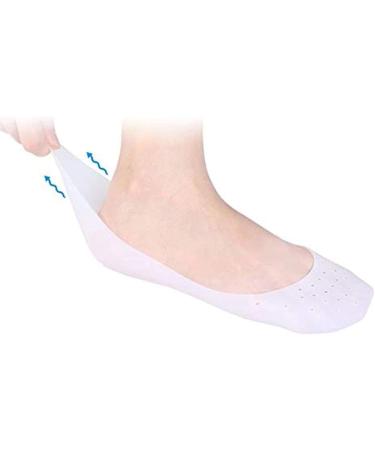 Pedimend Full Length Silicone Gel Breathable Moisturizing Foot Socks | for Dry/Cracked Skin | Remove Calluses Corns | Prevent Plantar Fasciitis & Metatarsalgia (Large) - Buy Online on GoSupps.com