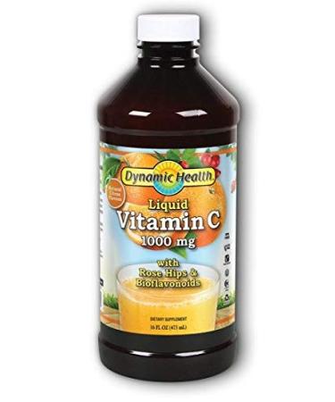Dynamic Health Liquid Vitamin C with Rose Hips - 16 oz (Pack of 2)