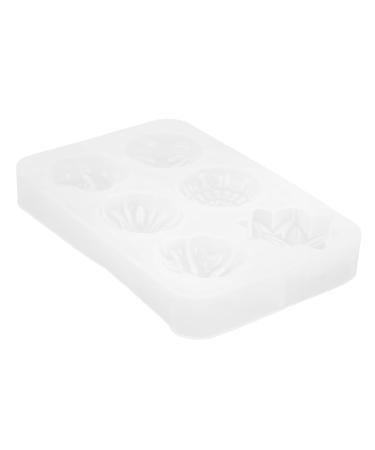 Hohopeti Silicone Mold Biscuit Mold Cooking Supplies Mold for Cooking Lovely Mold Crystal Epoxy 9x6.2cm As Shown