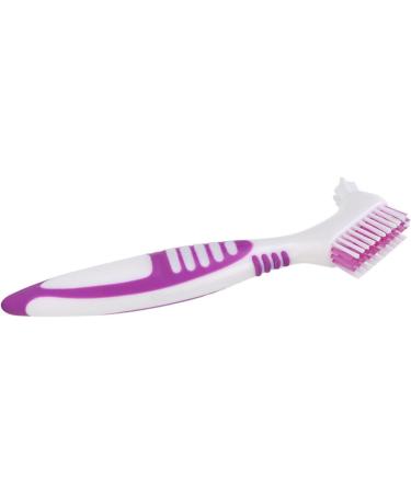 Verdant Touch Denture Toothbrush - Double Sided Cleaning Brush 2 Pack for Effective Oral Care & Plaque Removal - International Shipping Available - Buy Online on GoSupps.com