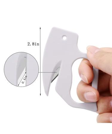 Elastic Hair Tie Cutter for Kids - 2pc Hair Tie Remover Tool with 50pc Clear Rubber Bands - Buy Online on GoSupps.com