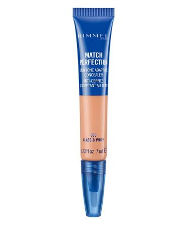 Rimmel London Match Perfection Light Coverage Blendable Liquid Concealer 030 Classic Ivory 7 ml 7 ml (Pack of 1) Classic Ivory