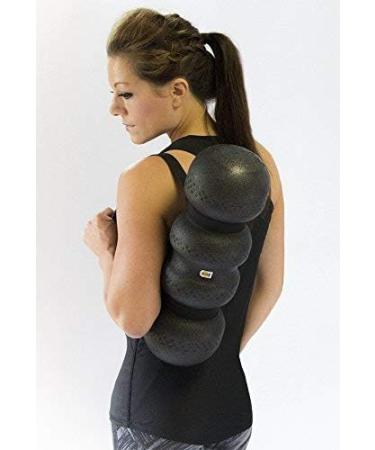 Rollga Foam Roller - 18 Black Hard Density for Muscle Recovery, Flexibility, Back & Neck Massage, Exercise - Buy Online on GoSupps.com