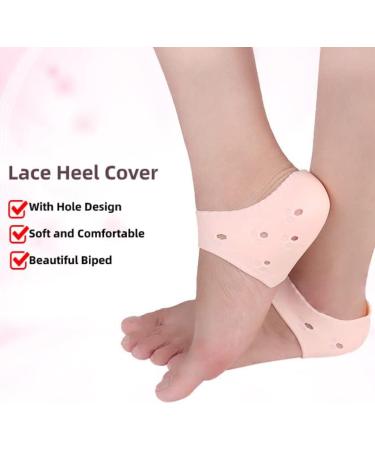 2 Pairs Gel Silicone Heel Cover Protector for Plantar Fasciitis, Orthopedic Bunion Corrector - Foot Pain Relief - Buy Online on GoSupps.com