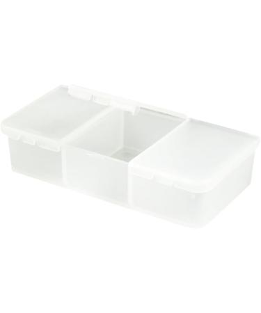 Com-Four 7-Day Drug Doser Box - Weekly Pill Organizer with 3 Compartments - Red Medication Storage for Morning Lunch and Evening Doses - International Shipping Available - Buy Online on GoSupps.com