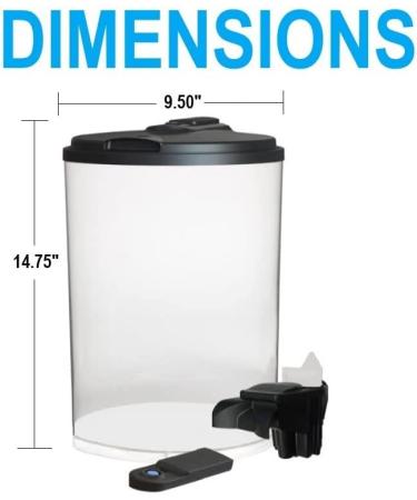 Koller Products 3-Gallon 360 Aquarium with LED Lighting, Power Filter - Ideal for Tropical Fish - Crystal Clear Clarity - 7 Color Choices AP360A-3FFP - Buy Online on GoSupps.com