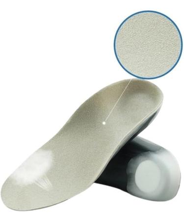 CSCDD 3D Orthopedic Insoles for Flat Feet | X/O Leg Support | PU Heel Pad Inserts - Size 24.5cm - Buy Online on GoSupps.com