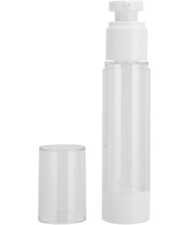 Verdant Touch 50ml Clear Plastic Refillable Cream Pump Bottle for Travel Cream or Lotion - Buy Online on GoSupps.com
