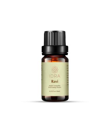 Ravi Essential Oil Blend by Idra Wellness Contains Lavender Rose Ylang Ylang 100% Pure 10ml RAVI 0.33 Fl Oz (Pack of 1)