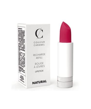 Couleur Caramel - Organic & Vegan Matte Lipstick Refill (123- Hot Pink)