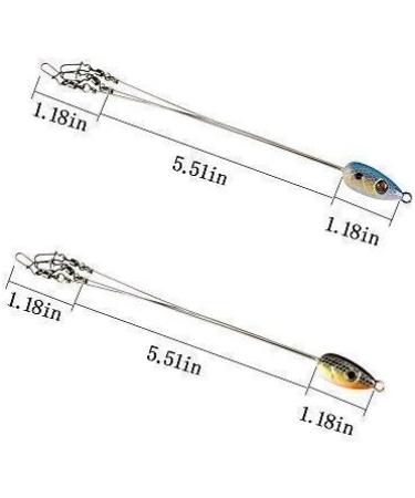 Alabama Rig Umbrella for Bass Fishing 3 Arms Swim Baits Lures Bait Kit for  Freshwater Trout Salmon 2 Pcs black blue 3 arm
