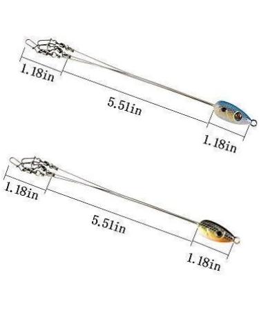 Alabama Rig Umbrella for Bass Fishing - 3 Arm Swim Baits Lures Bait Kit | Freshwater Trout Salmon - 2 Pcs Black Blue - Buy Online on GoSupps.com