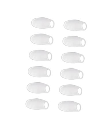 Healifty 6 Pairs Splitter Sleeves for Blisters Big Straightener Big Joint Hammer Silicone Gel Hammertoe Splint Separator for Bunion for Adults