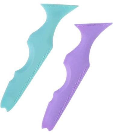 FOMIYES 10 Pcs Silicone Beauty Ruler Eyeliner Pencil Makeup Mascara Eyebrow Guide Template Eyelash Ice Tray - Buy Online on GoSupps.com