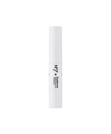 No7 Beautiful Eyebrows Gel - Brown - Contains Pink Pepper Extract for Fuller Darker Eyebrows - Flexible Brow Gel for Shaping & Filling Brows (3.7ml)