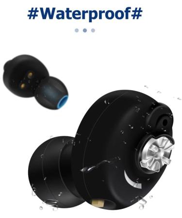 Britzgo Crown Shape Knob Voice Enhancer Hearing Amplifier - Rechargeable Nano Black-1 - Buy Online on GoSupps.com