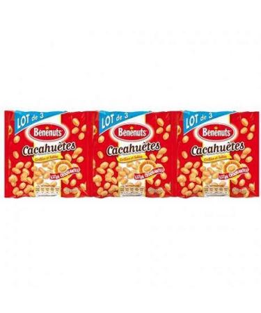 BENENUTS - Dry Roasted Peanuts 120G - (Pack of 4)