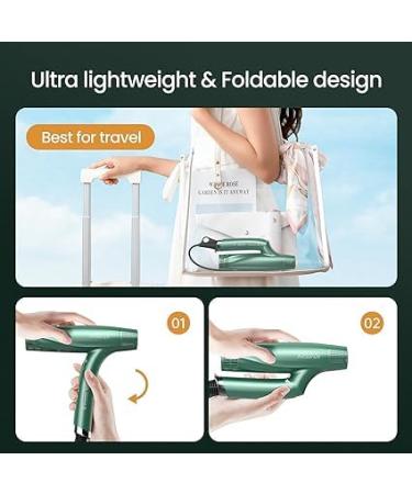 Professional Dual Ionic Hair Dryer - 12 Modes 110 000 RPM Foldable & Quiet for Travel & Salon - Buy Now - Buy Online on GoSupps.com