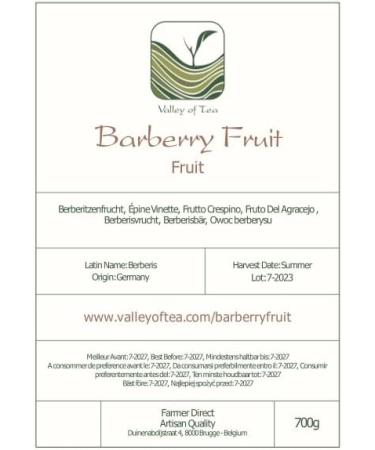Barberry Dried Fruit Berries - Barberries - Bilberries 700g - Buy Online on GoSupps.com