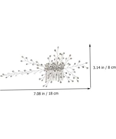 FRCOLOR 3 Sets Bridal Headwear Pearl Tiara Rhinestone Hair Headpiece Bridal Hair Accessories Diamond Headpiece Wedding Hair Clip Pearl Hair Clip Comb Bridesmaid Rhinestones Zinc Alloy - Buy Online on GoSupps.com