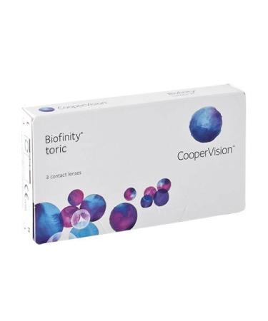 Biofinity Toric toric monthly soft lenses 3 pieces / BC 8.70 mm / DIA 14.5 / CYL -0.75 / AXIS 180 / -3.00 diopters - Buy Online on GoSupps.com