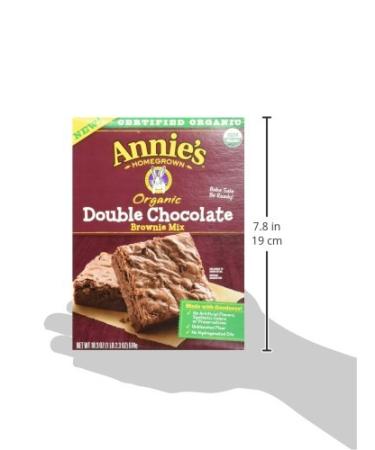 Annie's Organic Double Chocolate Brownie Mix - 18.3 oz (Pack of 8) | Deliciously Rich & Gluten-Free - Buy Online on GoSupps.com